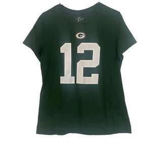 Aaron Rodgers Green Bay Packers Ladies Nike Tee Short Sleeve T-Shirt Size Medium
